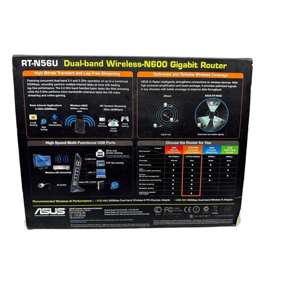 Asus RT-N56U Dual Band Wireless-N Gigabit Router - Picture 2 of 6